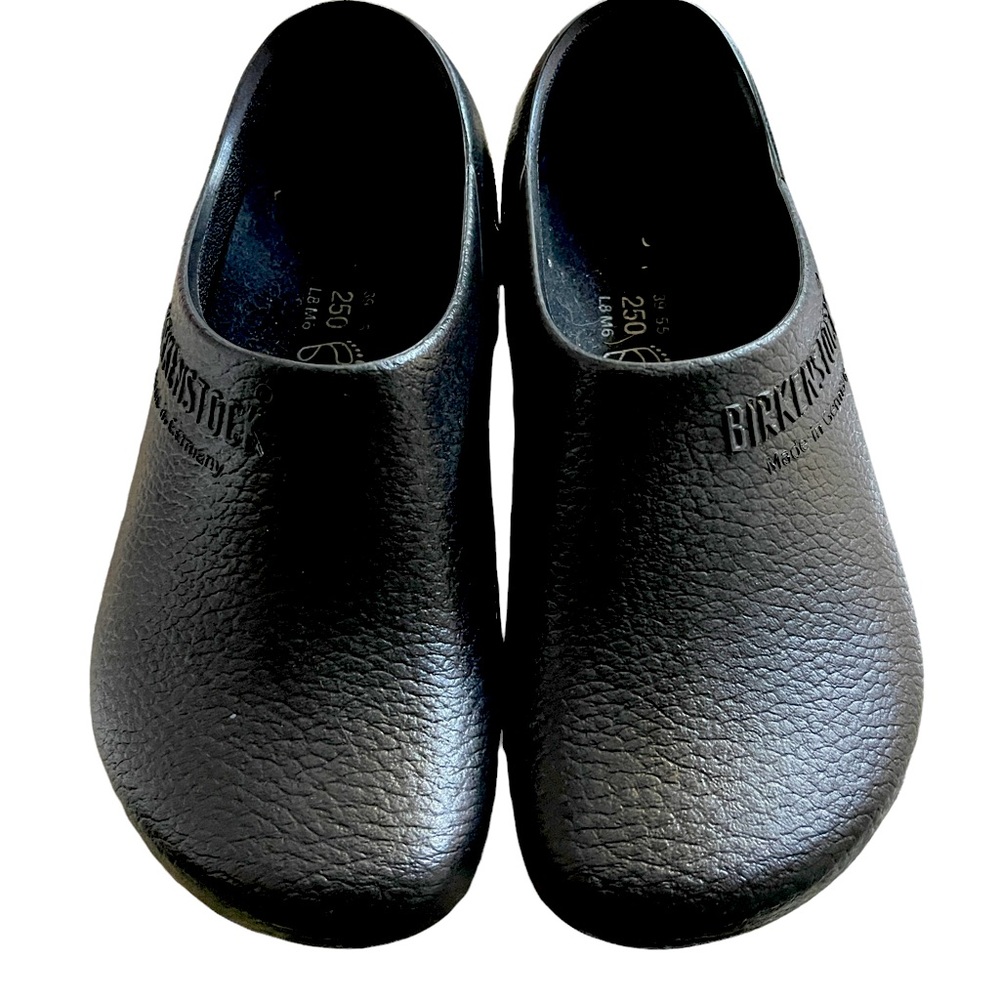 Birkenstock Black Profi Birki Unisex Clog Shoe Size L8/M6